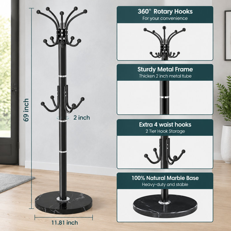 Stainless Steel Freestanding 14 - Hook