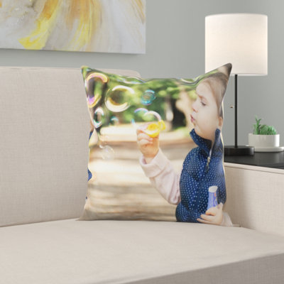 Microsuede Throw Pillow