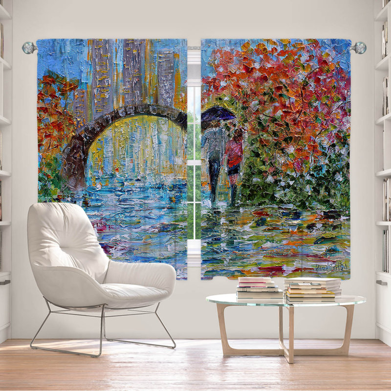 Ensemble de rideaux en polyester 2 pièces, L 40 po x L 52 po