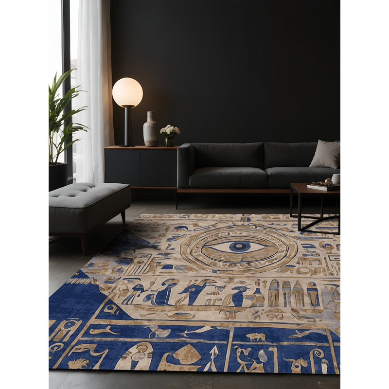 Tapis gris soyeux et moelleux, Carré 5 pi