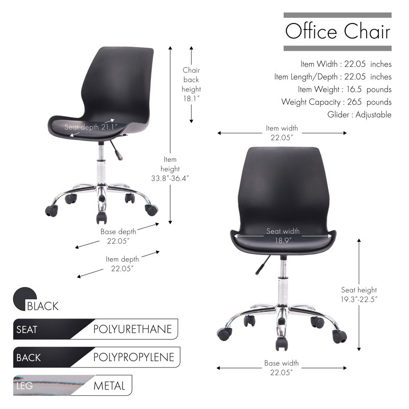 Office Chair, Black