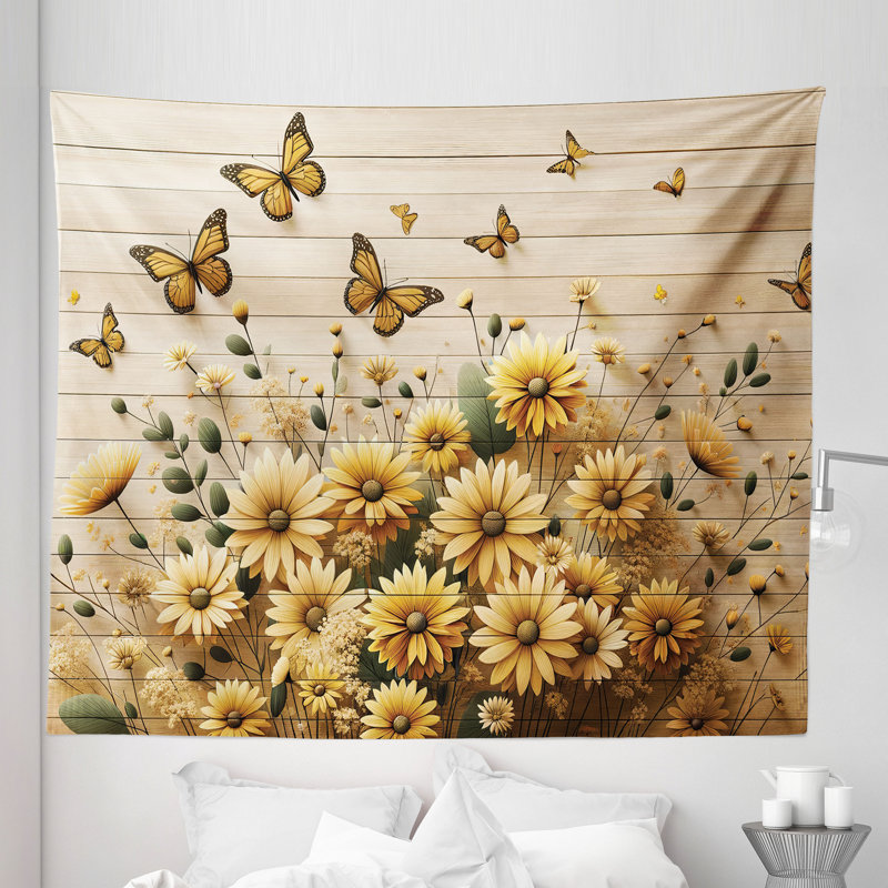 Tapisserie en microfibre, H 104 po x l 88 po