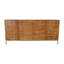 Armoire 2 portes Modern Modern Neutre Mid-Century, bois de manguier, brun, rectangulaire-763958000
