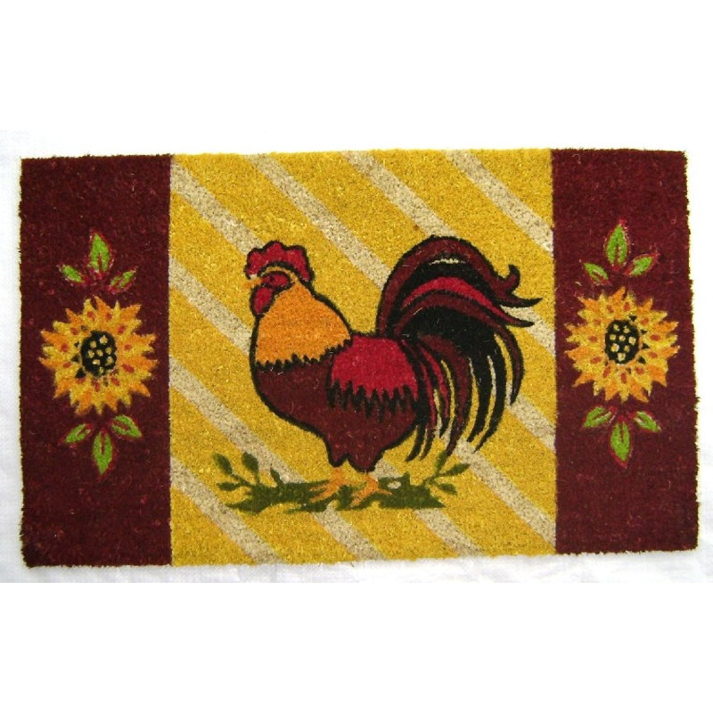 Coq de 30 po x 18 po Paillasson d’extérieur