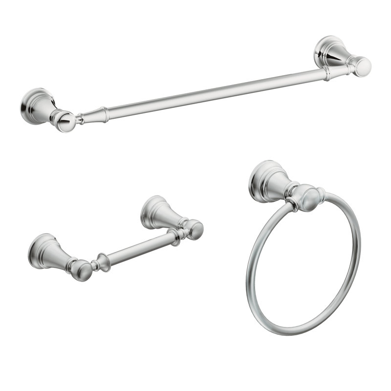 Weymouth 3 - Piece Bathroom Hardware Set