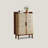 2-Door Rattan Storage Cabinet for Shoes & Entryway