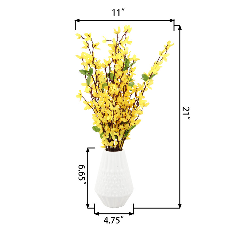 Forsythia dans un vase