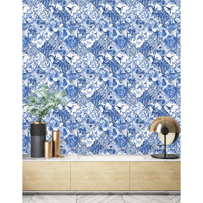Rouleau de papier peint auto-adhésif, L 16,67 po x l 25 po
