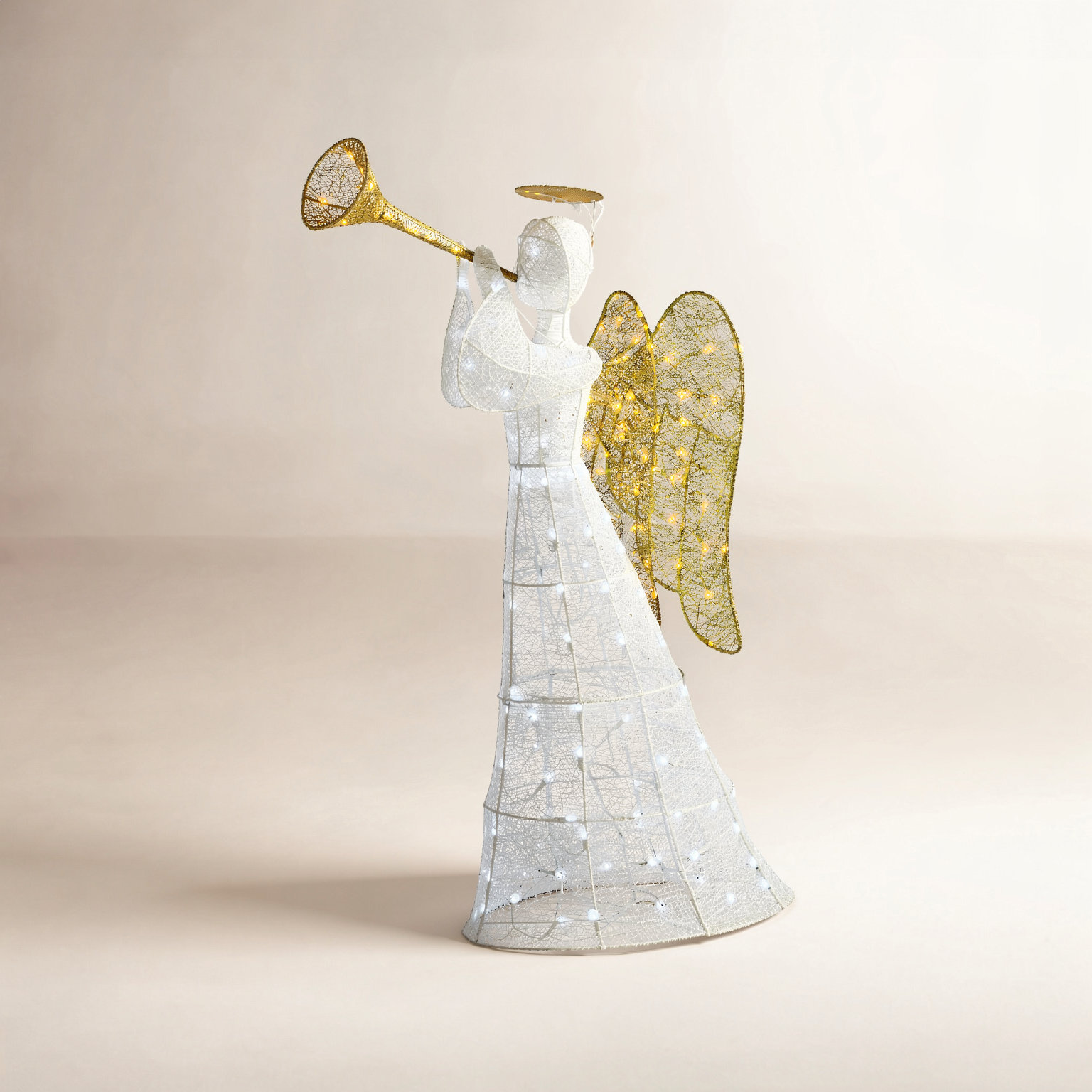 The Holiday Aisle® 5' Lighted White Angel