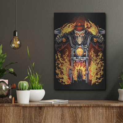 Art mural luxueux «Harley Design Art» par FlyLand Designs, 12 po x 16 po