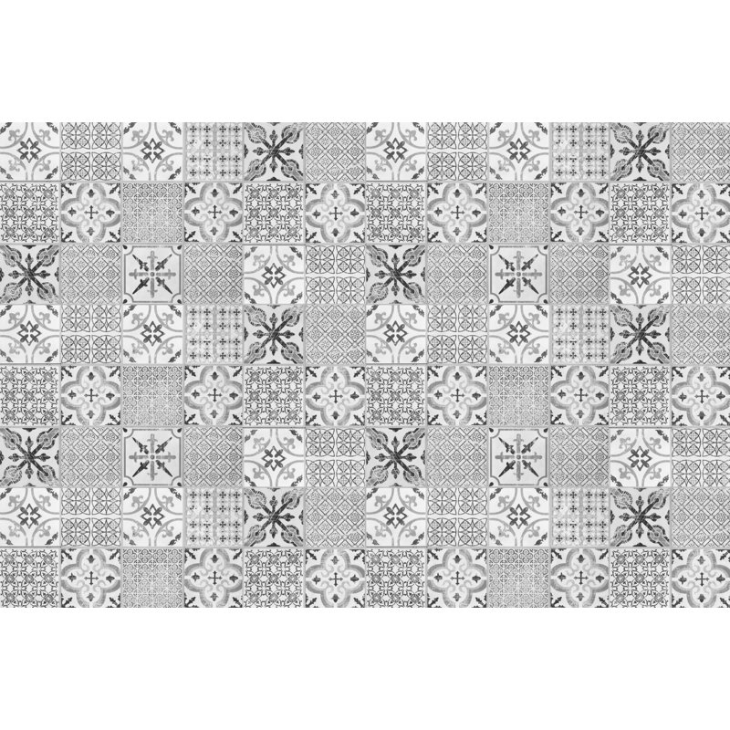 Sagrario Vinyl Machine Printed Area Rug, Rectangle 133 x 200cm