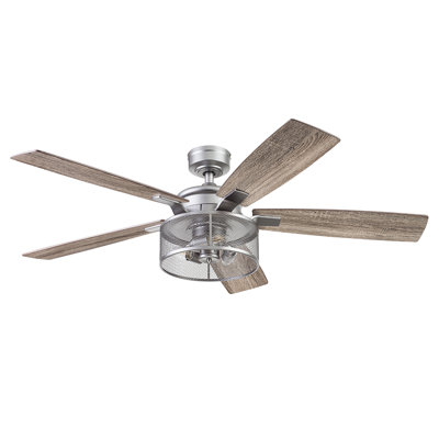 Carnegie 52" Ceiling Fan with LED Lights and Remote Included