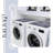 2 Pcs Washer And Dryer Covers Washer Dryer Top Protector Mat Topper Non Slip Washing Machine Cover Dust Proof Quick Drying Protective Dust Cover Pad
