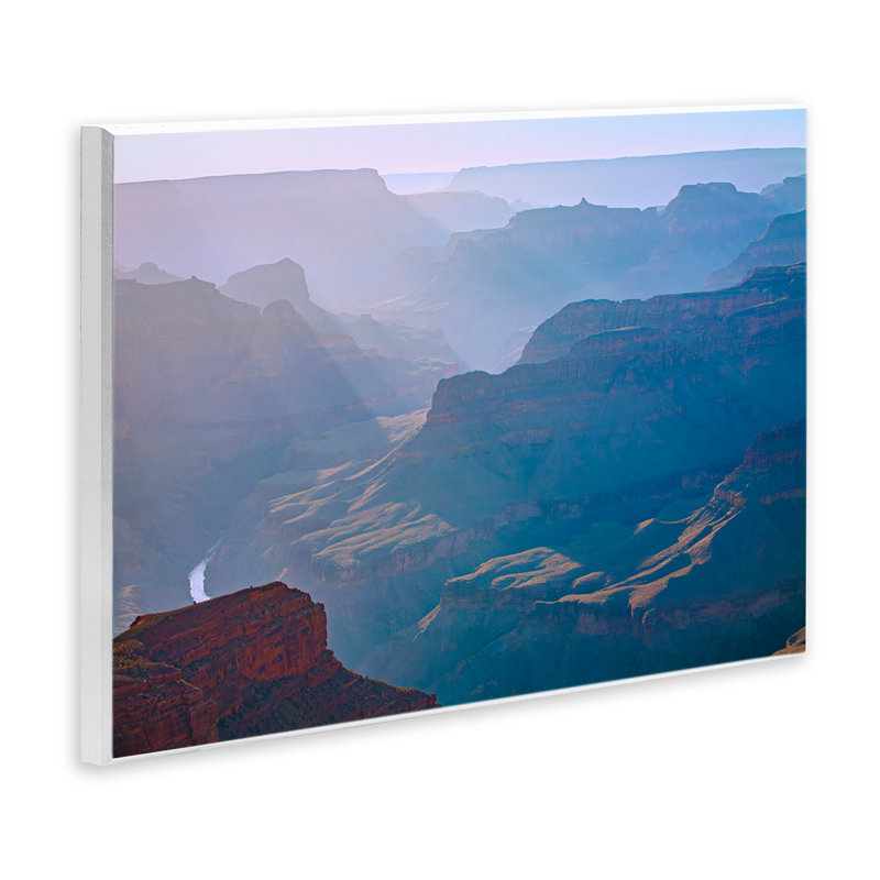 «Sun Rays Mountain Mesa» par Marty Hulsebos, H 13 po x l 19 po