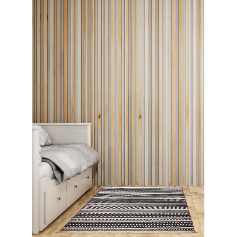 Kilim gris anthracite Ankara 5 pi 2 po x 7 pi 7 po