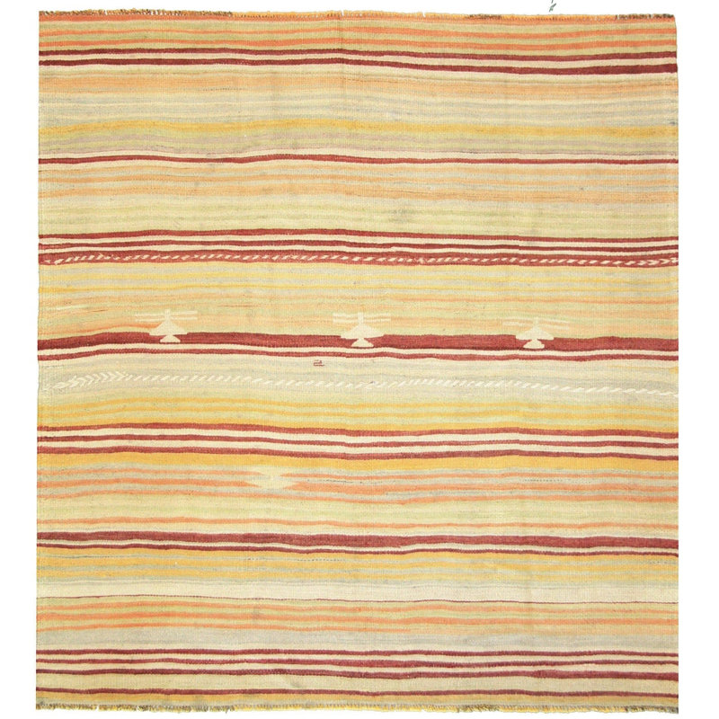 Square One-of-a-Kind 5'3" X 5'7" Area Rug