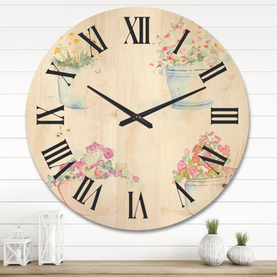 Solid Wood Wall Clock