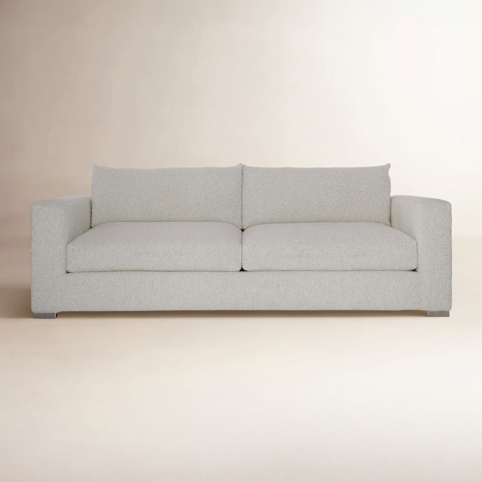 Helena 96" Linen Sofa, Cream Boucle 1146-002