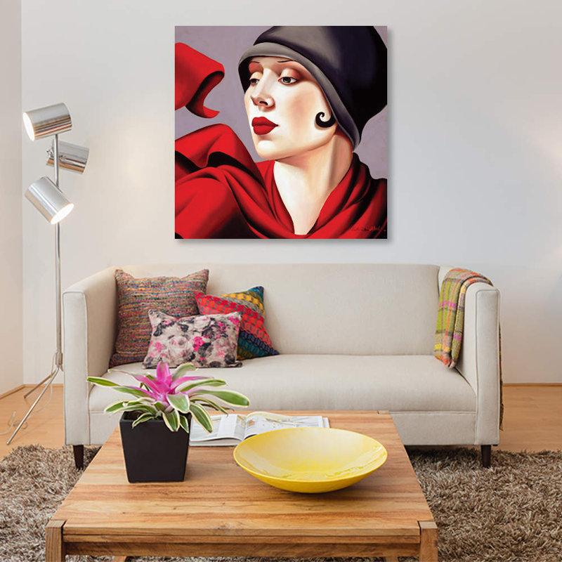 «Autumn Zephyr» par Catherine Abel, impression sur toile tendue, H 12 po x l 12 po x P 0,75 po, Toile tendue, Pas de tapis