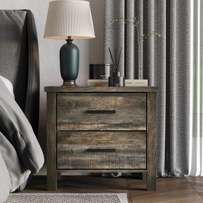 Mader 2 Drawer Nightstand