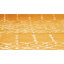 Tapis en polypropylène tissé à la machine à motif géométrique bleu Lazaro-1304092800