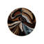 Tapis multicolore à motif de lignes marbrées rondes à motif tissé rond lavable à la machine-951352977