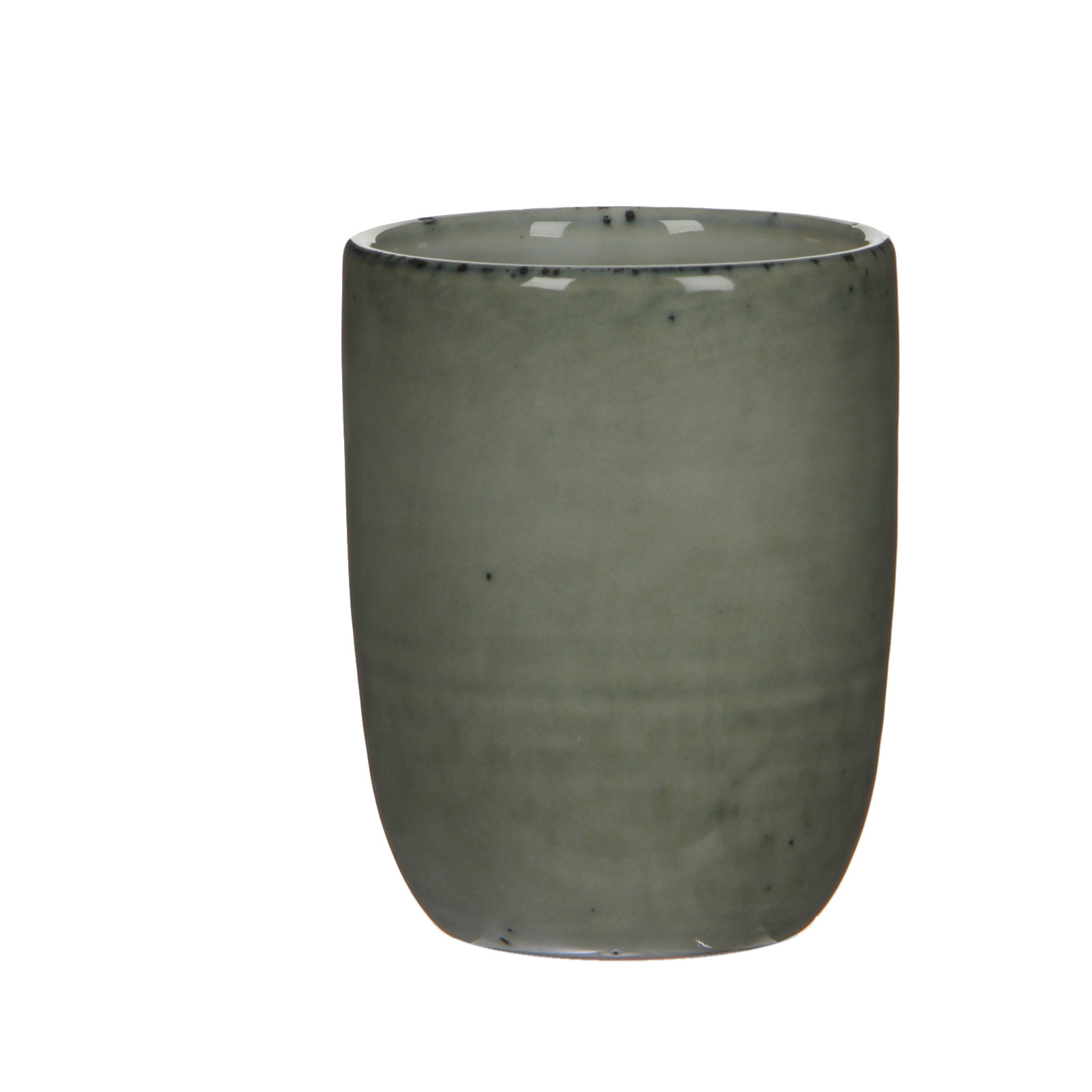 Merlot Ceramic Cappuccino Cup, Gray