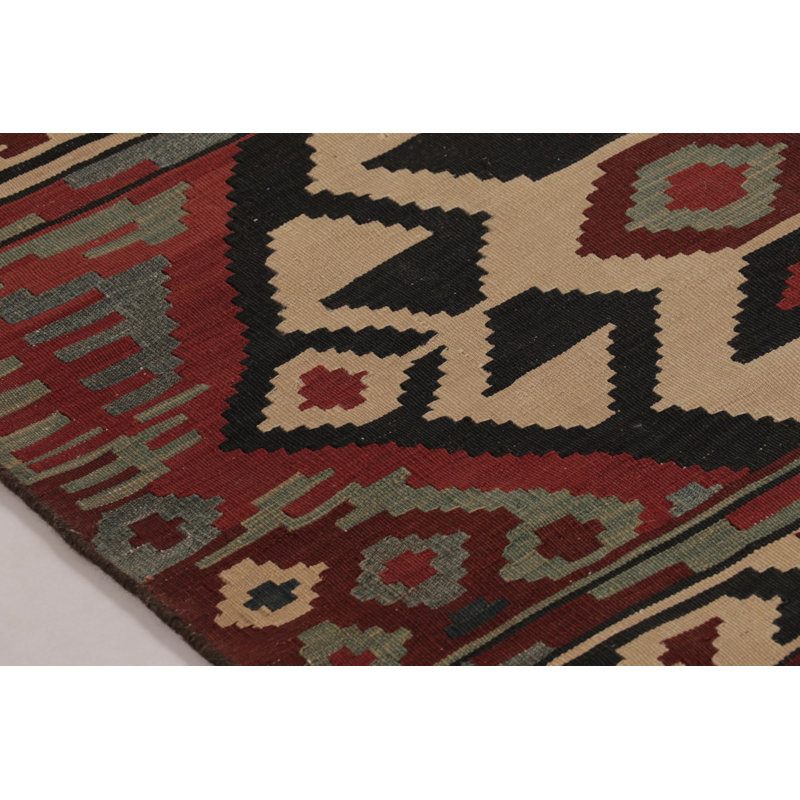 Kilim/Flatweave One-of-a-Kind 3'0x15'0 Hand Knotted Area Rug