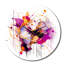 Horloge murale mauve et orange-93382052