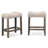 Wood 3-Piece Counter Height Dining Set, Taupe-816313743-817710615