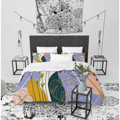 Tropical Leaves Tropical Twill Duvet Cover