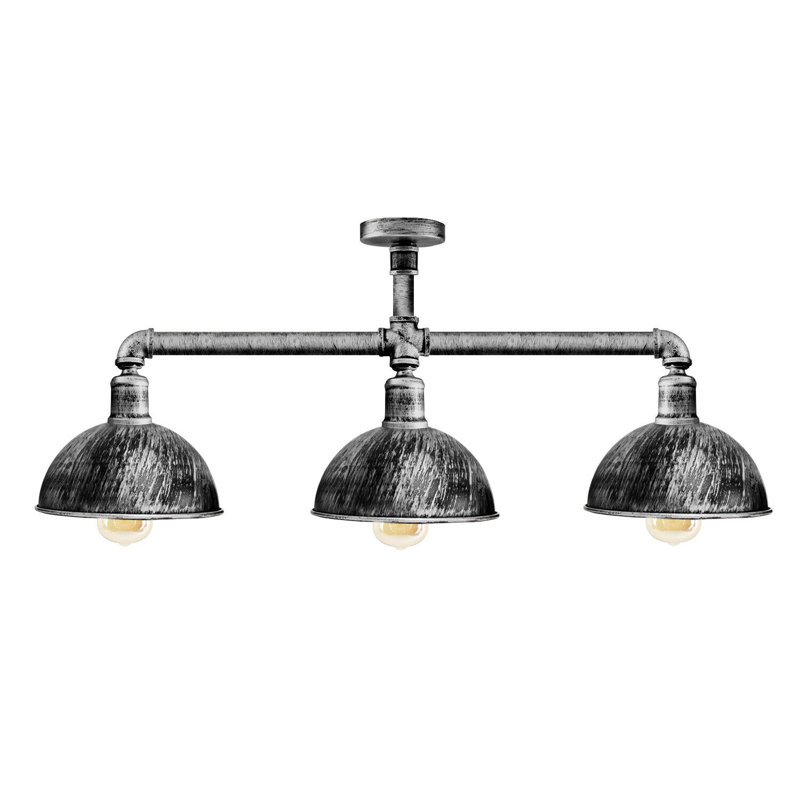 Cassander 3 - Light Pendant, Brushed Silver