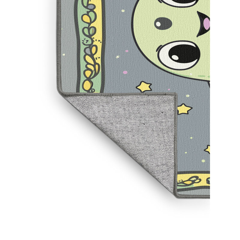 Tapis de Noël lavable The Holiday Aisle® Halloween, Rectangulaire 2 pi x 3 pi