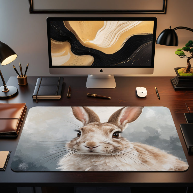 Polyester Desk Pad, 14.4x12.1