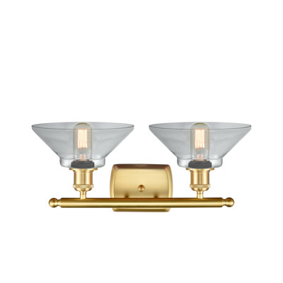 Éclairage pour salle de bain à intensité variable 2 lumières Newton St Loe