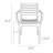 Quadis 4 - Person Patio Dining Set Square Table-1606078135