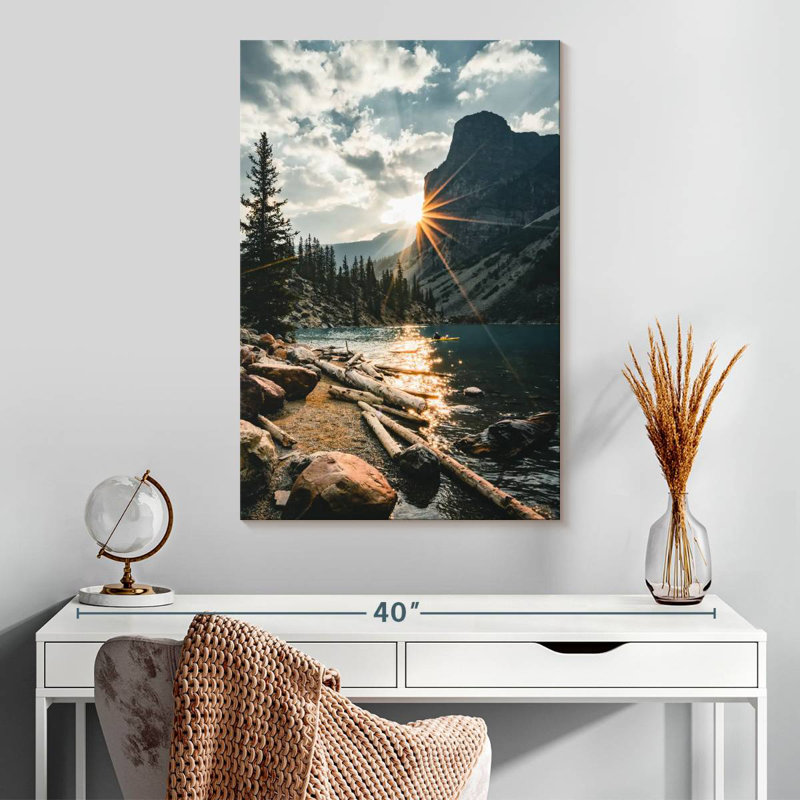 Alvord Moraine Lake Sunburst, H 30 po x l 20 po