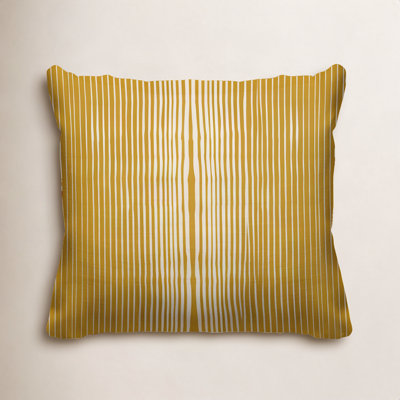 Ash Striped Indoor/Outdoor Throw Pillow