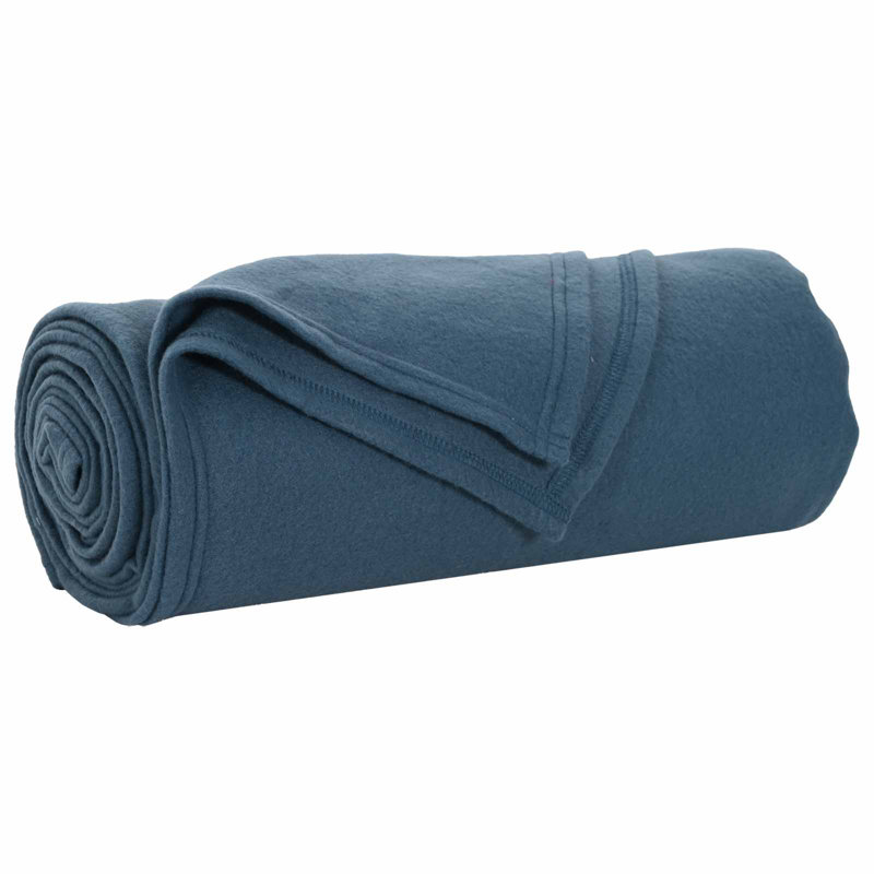 5.5-51 Throw Blanket, Navy Blue, 240cm x 220cm