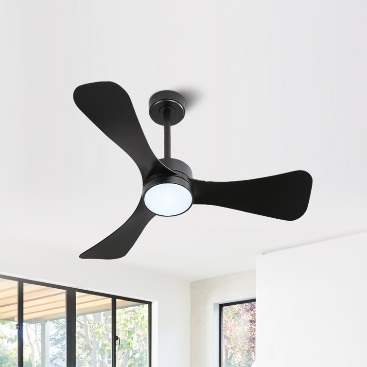 42 In. 3 Abs Blades Indoor Ceiling Fan With Light Kit And Remote