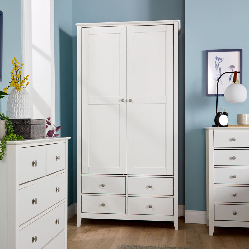 Citronelle 2 Door Manufactured Wood Wardrobe