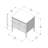 Harbor 2 Drawer Nightstand, Walnut-1707651859