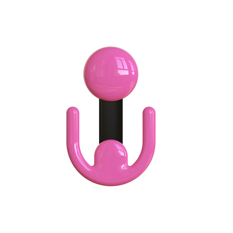 Support de salle de bain pour salle de bain sans crochet de perforation, 1.69"H x  3.74"W x  5.91"D, Pink