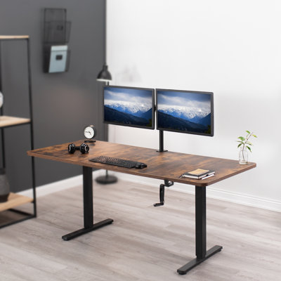 Adjustable Metal Base Standing Desk