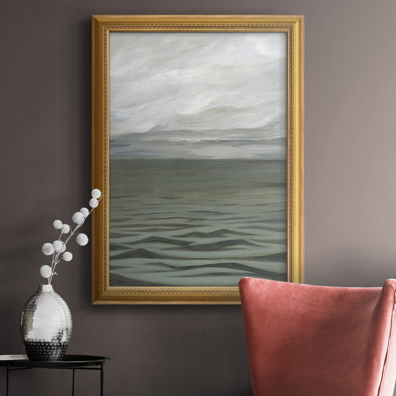 " Overcasting I " Painting Print, 36" H x 24" W x 2.5" D