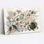 Art mural sur toile bleu-133056117