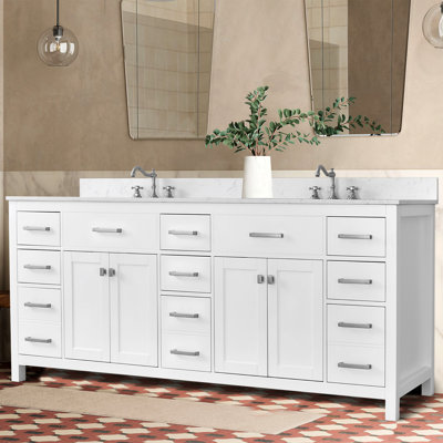 Base de meuble-lavabo double 84 po 84 po seulement