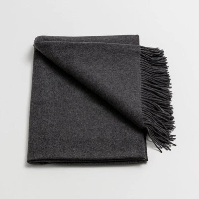 Lincove Pure Mongolian Cashmere Wool Blanket - Throw Blanket For Sofa