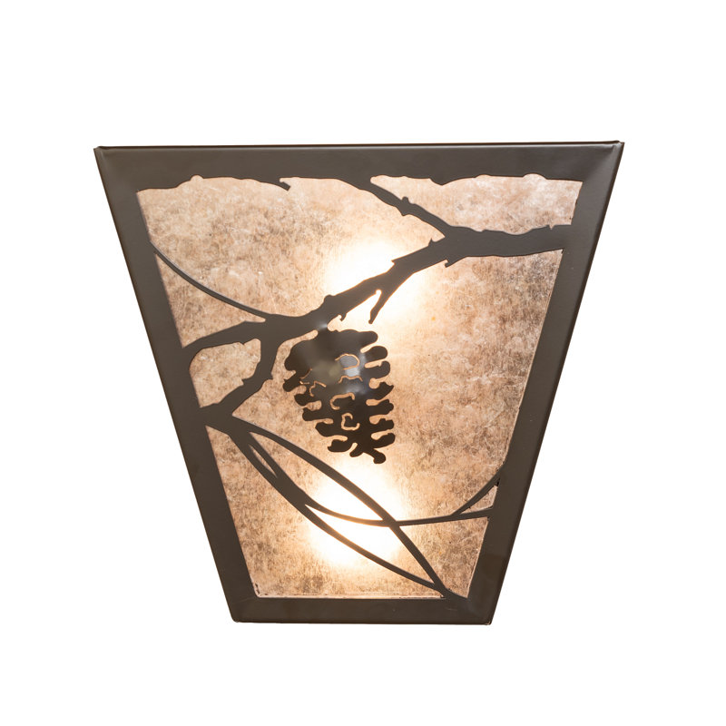 2 - Light Flush Mounted Sconce