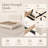 Boucle Bed Frame with Adjustable Headboard, Upholstered Bed Frame with Soft Rounded Corners, No Box Spring Needed/Easy Assembly/Noise Free-491979199-491979192